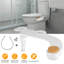 Fixation de bidet Siège de toilette pour bidet d'eau douce non électrique avec contrôle de débit d'eau à deux buses
