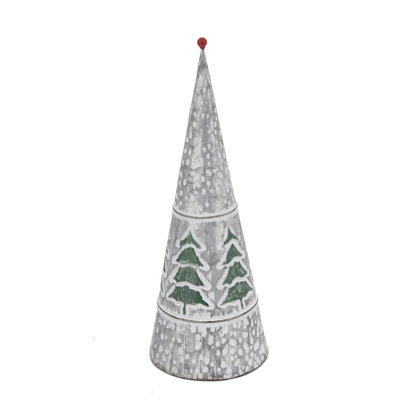 5.5X5.5X13.5" Tree Cone Table Décor