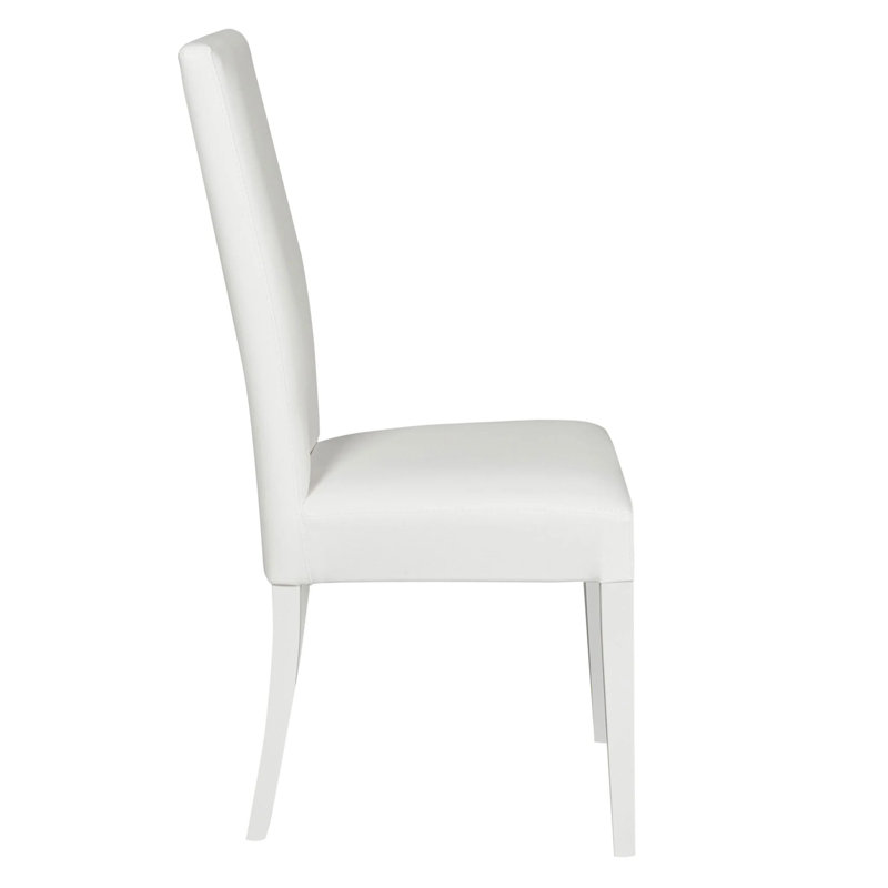 Aalysia 45cm H Upholstered Side Chair, White