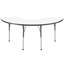 Table d'activité demi-lune effaçable à sec avec pieds réglables - blanc / noir-1173506777-1173506775-1195166483