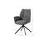 POLSTERSTÜHLE Polyester Blend Upholstered Metal Swivel Chair-103078118