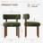 Upholstered Solid Wood Dining Chair Side Chair-1993658749