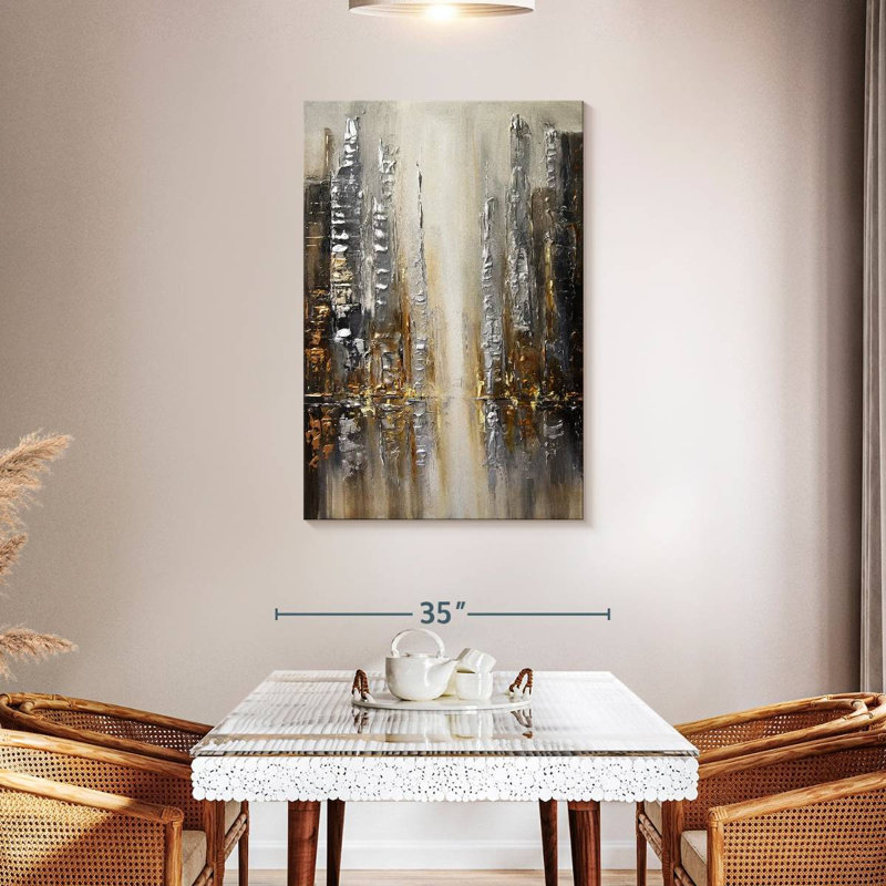 Avery Silver City, 45" H x 30" W