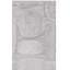 Tapis gris en laine et en coton tissé à plat à la main de couleur unie Brogun-488305750