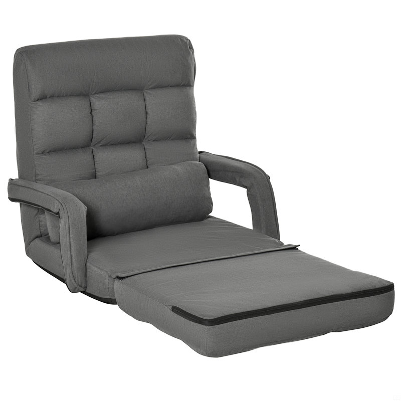Canapé-lit convertible, fauteuil inclinable rembourré avec coussin