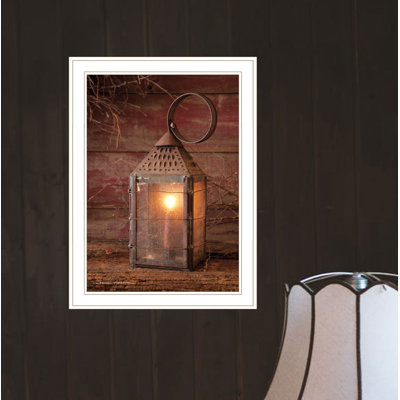 Innkeeper's Lantern Framed Wall Art for Living Room, Home Wall Décor by Irvin Hoover