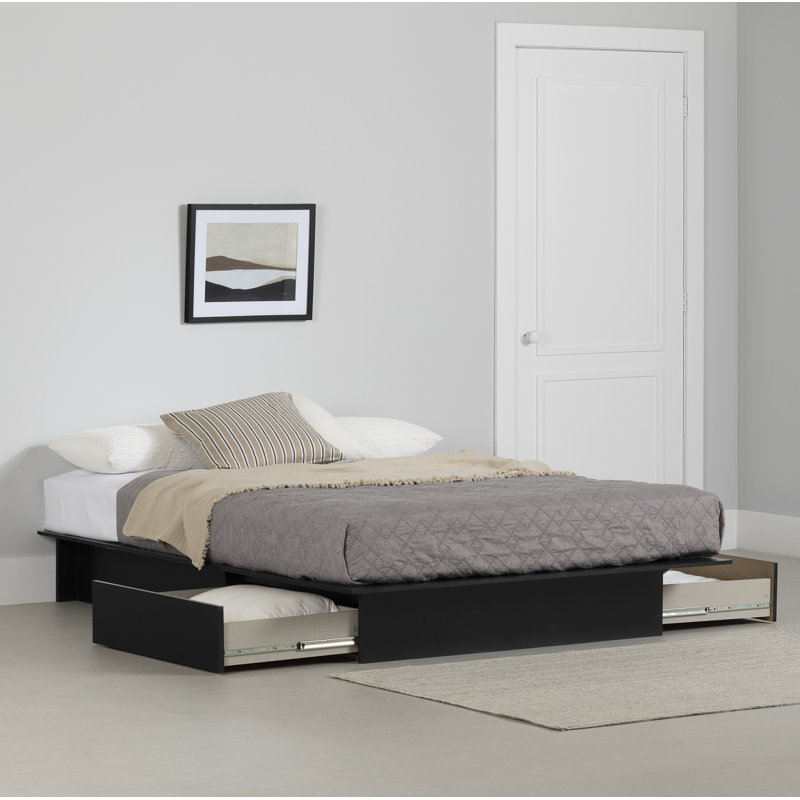 Step One Full/Queen Platform Bed, Black