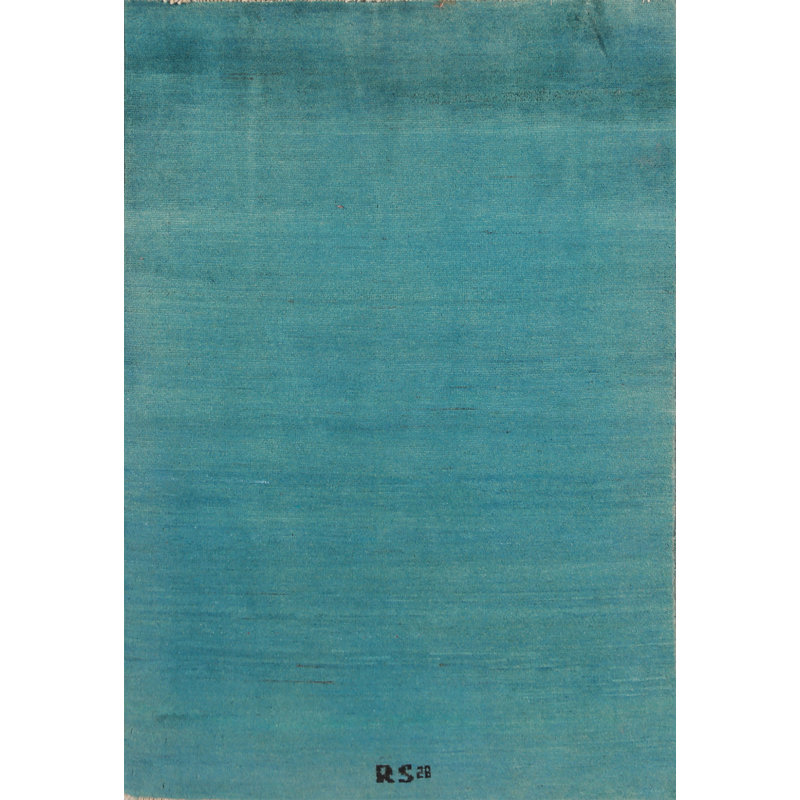 Tapis turquoise Gabbeh