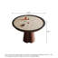 Table de poker 35,43 po-128943145