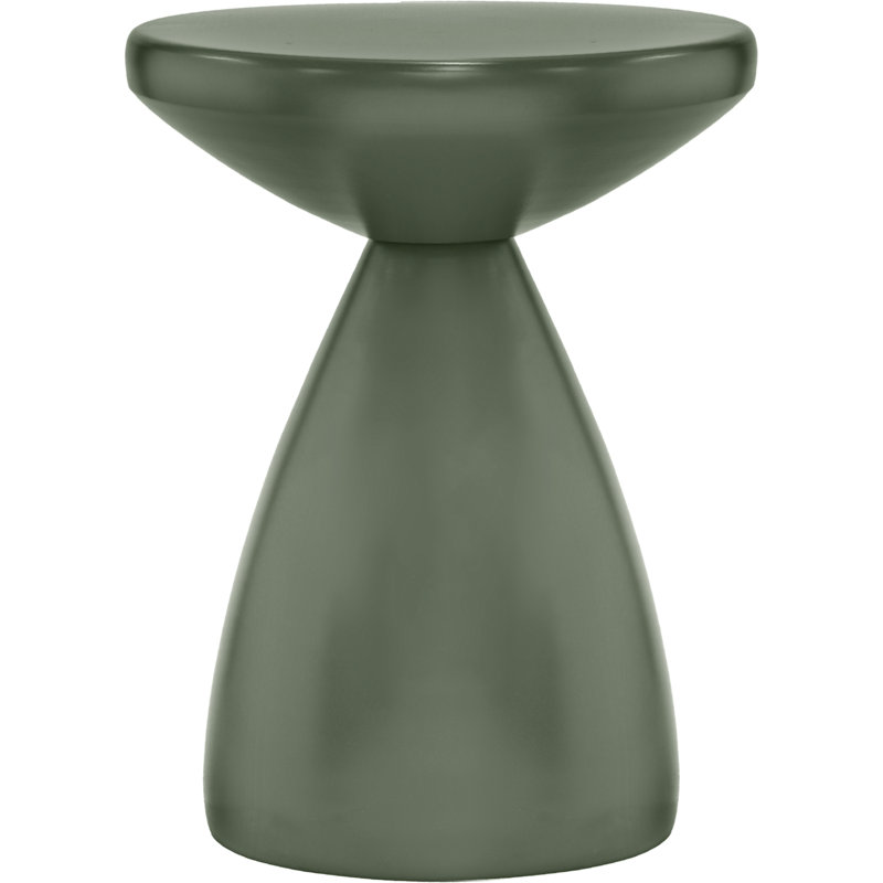 Anika Hendershot Iron Side Table, Green