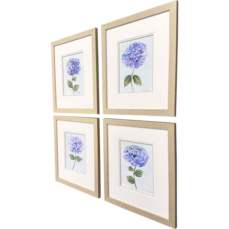 Hydrangea Stems Framed Art