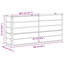  Planter 160 X 40 X 75 Cm Steel-784040385