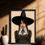 «Black Goded Vintage Goddess of Magic», impression murale de style rétro-289758952