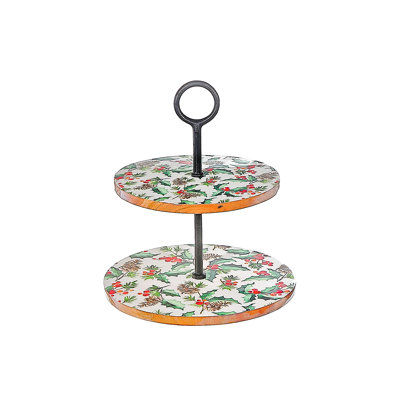 Henja Wood Tiered Stand