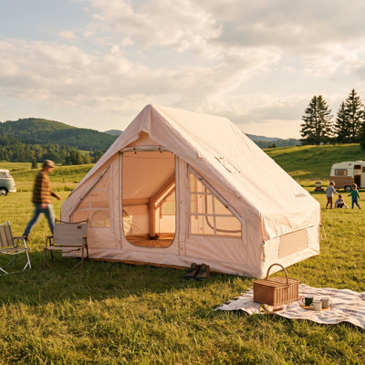 Inflatable Camping Tent with Pump