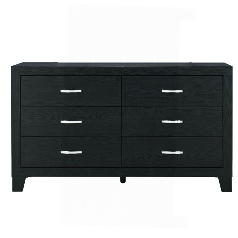Carlos Black 5Pc King Bedroom Set
