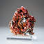 Vanadinite Crystal Cluster on Matrix from Mibladen, Atlas Mountains, Khénifra Province, Morocco