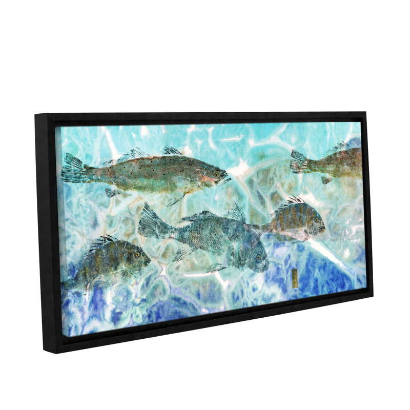 « intérieur flats », art mural encadré, H 6 po x l 12 po x P 2 po