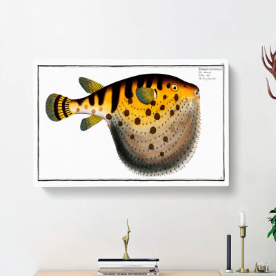 Pufferfish by M.E. Bloch - Wrapped Canvas