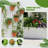 Metal Planter Box with Trellis without Wheels-1967138036