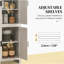 Armoire de rangement spacieuse et autoportante, garde-manger, pour la maison-124437330