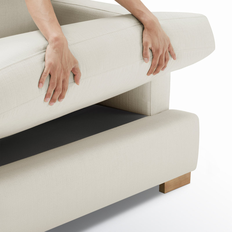 Fauteuil de 35 po de largeur Byers, Lin Performance Effie