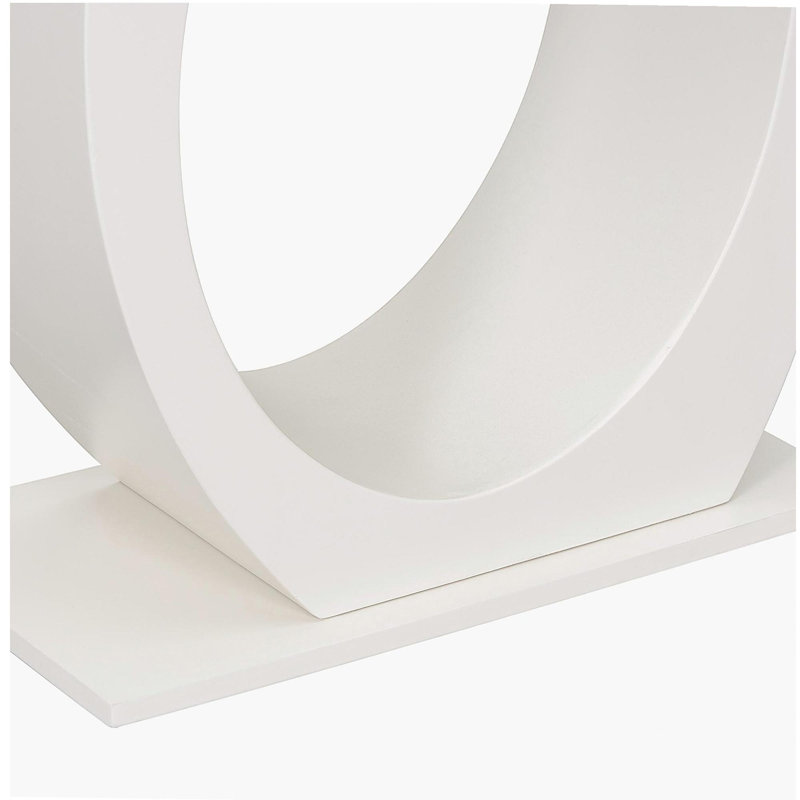 Console moderne 39,43 po Criss-Cross, Beige