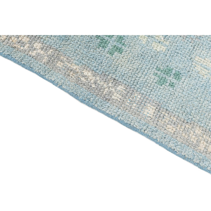 Tapis bleu clair Noack