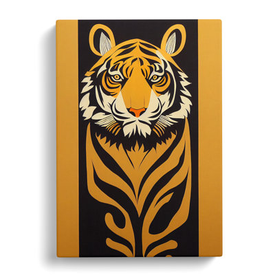 Tiger Scroll Vol.2 - Wrapped Canvas