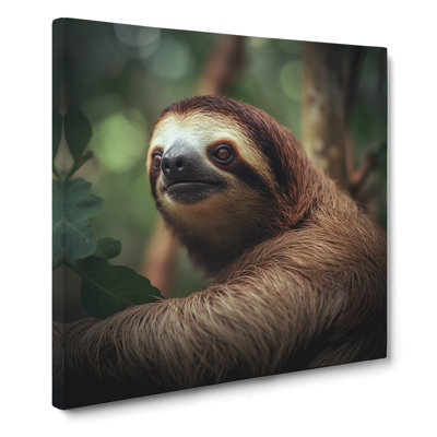 Sloth Photograph - Wrapped Canvas