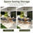 12 - Person Rectangular Outdoor Dining Set With Cushions-613189378-613189379