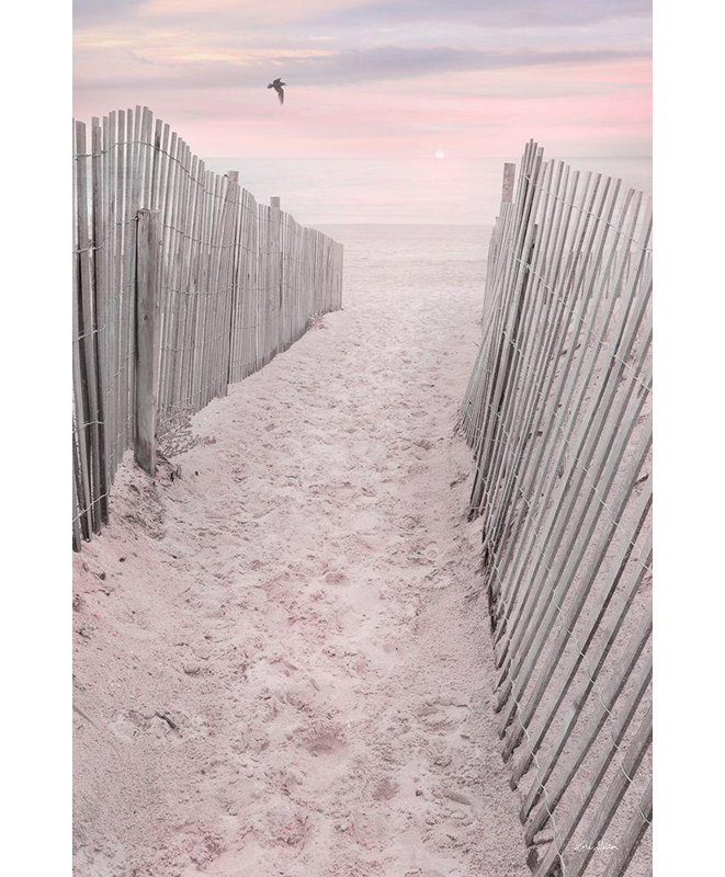 «Highland Dunes Deiter, Lori Gallery», art sur toile tendue: Pink Beach Sunrise