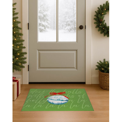 Deck the halls Seasonal Indoor Door Mat