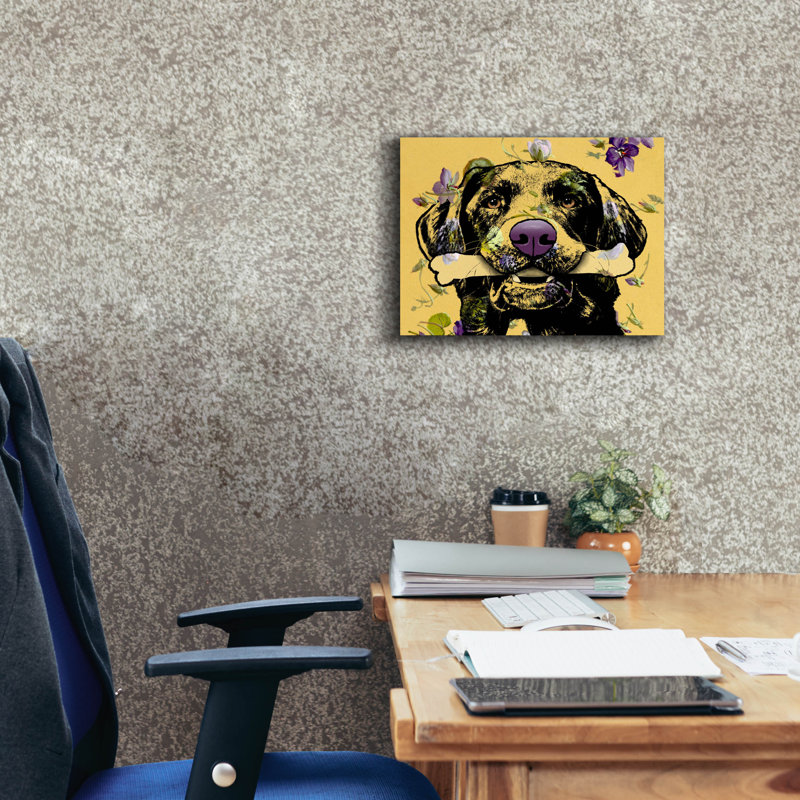 Give' by Dean Russo Canvas Wall Art, 12" H x 16" W x 0.75" D