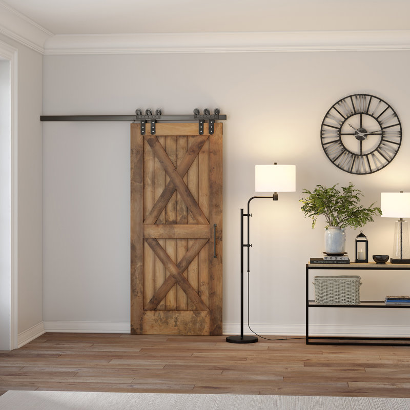 Polly 72'' Swing Arm Floor Lamp, Blackened Bronze