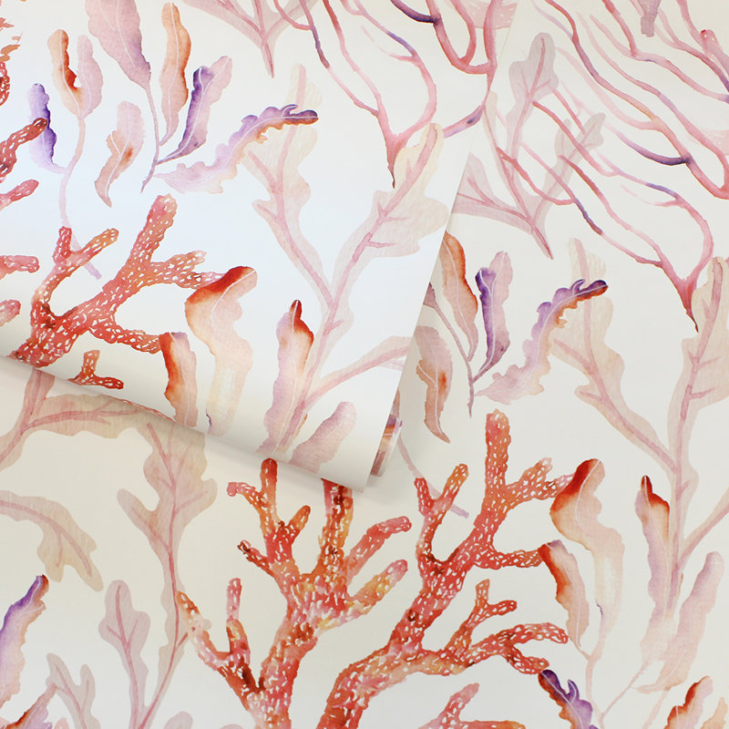 Papier peint adhésif Coral Reef, Rose quartz