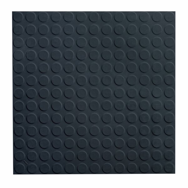 Rubber-Cal, Inc. 48'' W x 156'' L Garage Flooring Roll in Black