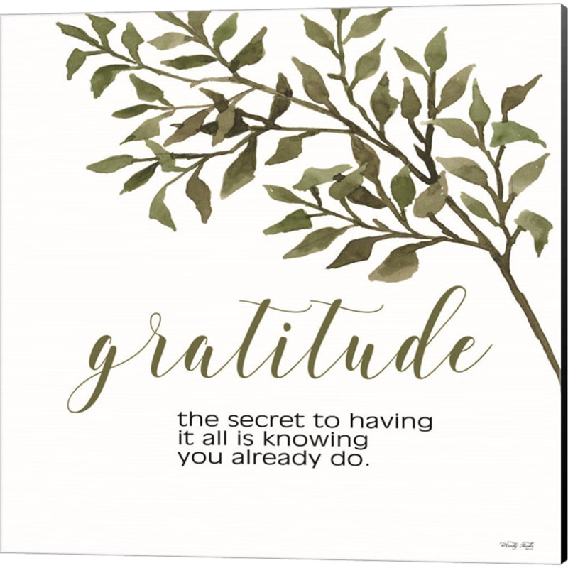 «Gratitude, Thankful & Success» par Cindy Jacobs, art sur toile (ensemble de 3)