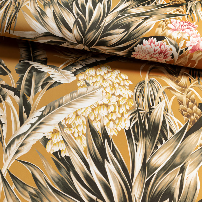 Mindoro Caluya 33'' L x 27.5" W Wallpaper Roll, Bronze