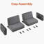 3-Seater Sofa Bed With Adjustable Backrest-1473166868