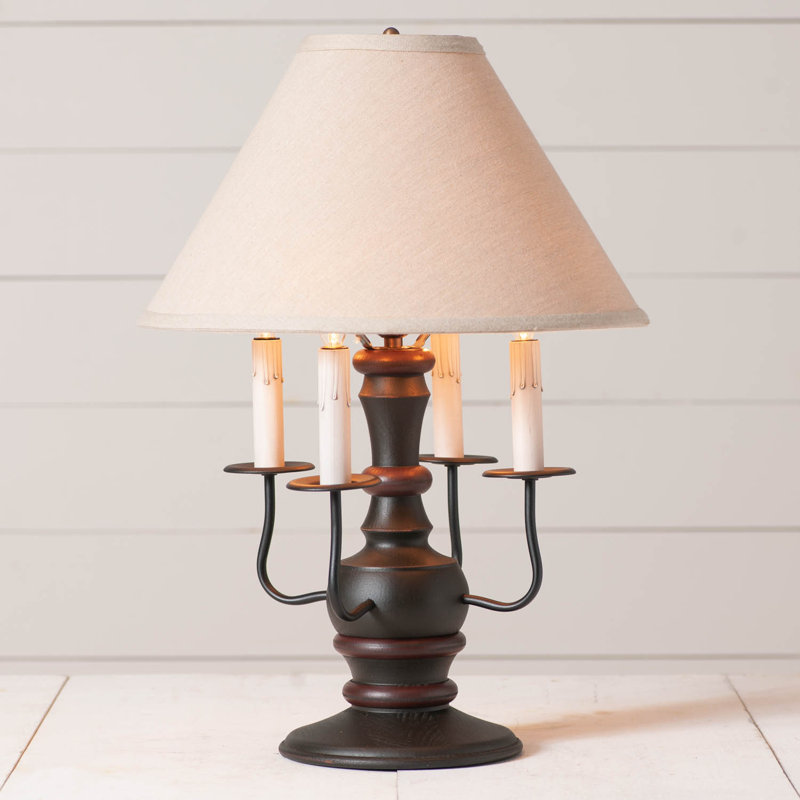 Lampe de table en céramique Reginhard, Noir