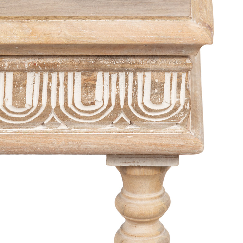 Table d'appoint de salon en bois Patpre