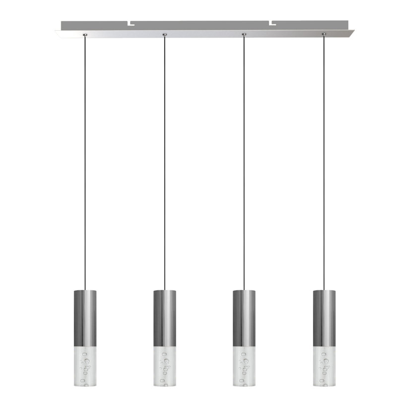 Rathi 4 - Light Kitchen Island Pendant, Nickel