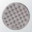 Repose-pieds rond en velours gris clair H 15 po x l 37,25 po x P 37,25 po Miralena-1616836030