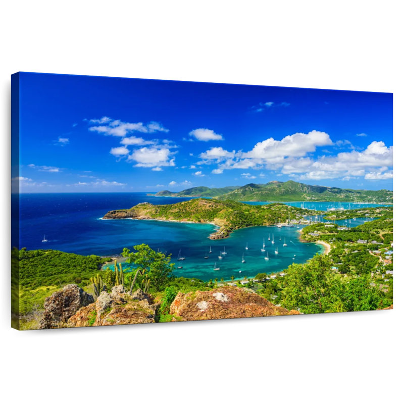 Kavia Shirley Heights Antigua, H 34 po x l 51 po