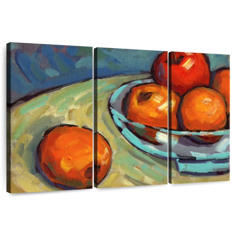 Yarlin bol de fruits nature morte I, H 48 po x l 74 po