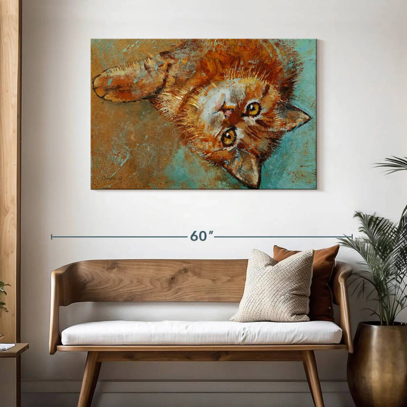 Little Tiger, 30" H x 45" W