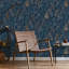 Zen Floral Metallic Wallpaper Double Roll-1356981182