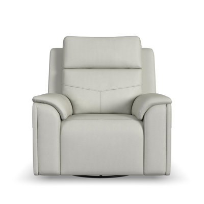 Titus Swivel Gliding Recliner With Power Headrest, Lumbar, Heat & Massage -  Flexsteel, 1592-53P5-386-01