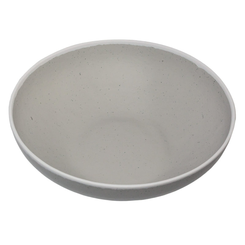 GET Bol de service en plastique, Gris, 13.5"